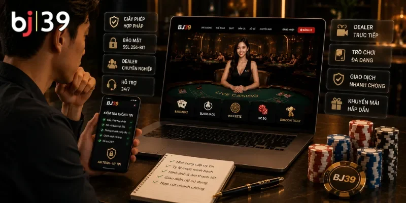 Kiểm tra thông tin giúp trải nghiệm live casino chủ động hơn