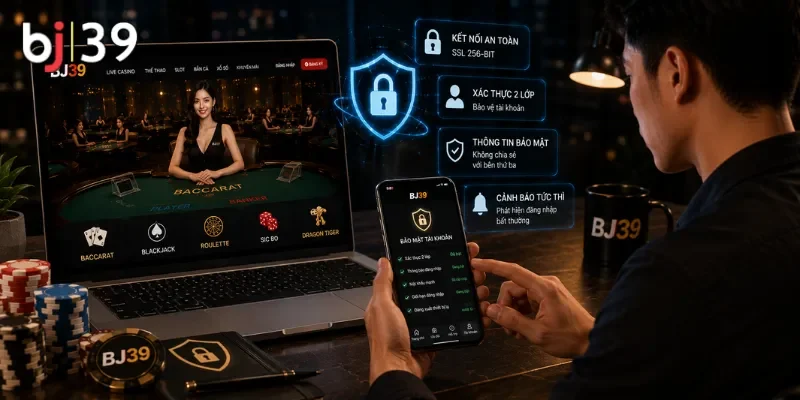 Chủ động bảo mật khi tìm hiểu live casino trên thiết bị cá nhân